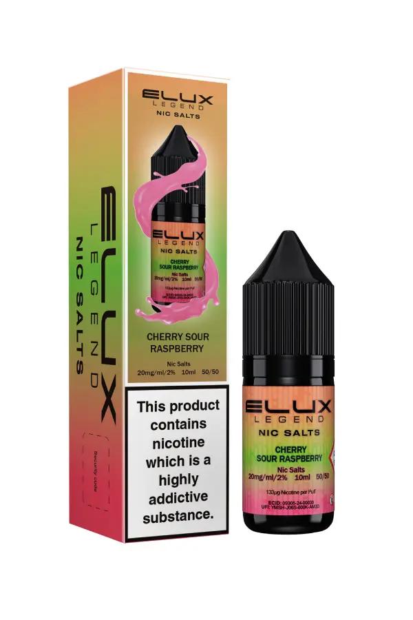 Product Image of Cherry Sour Raspberry Nic Salt E-Liquid by Elux Legend 10ml